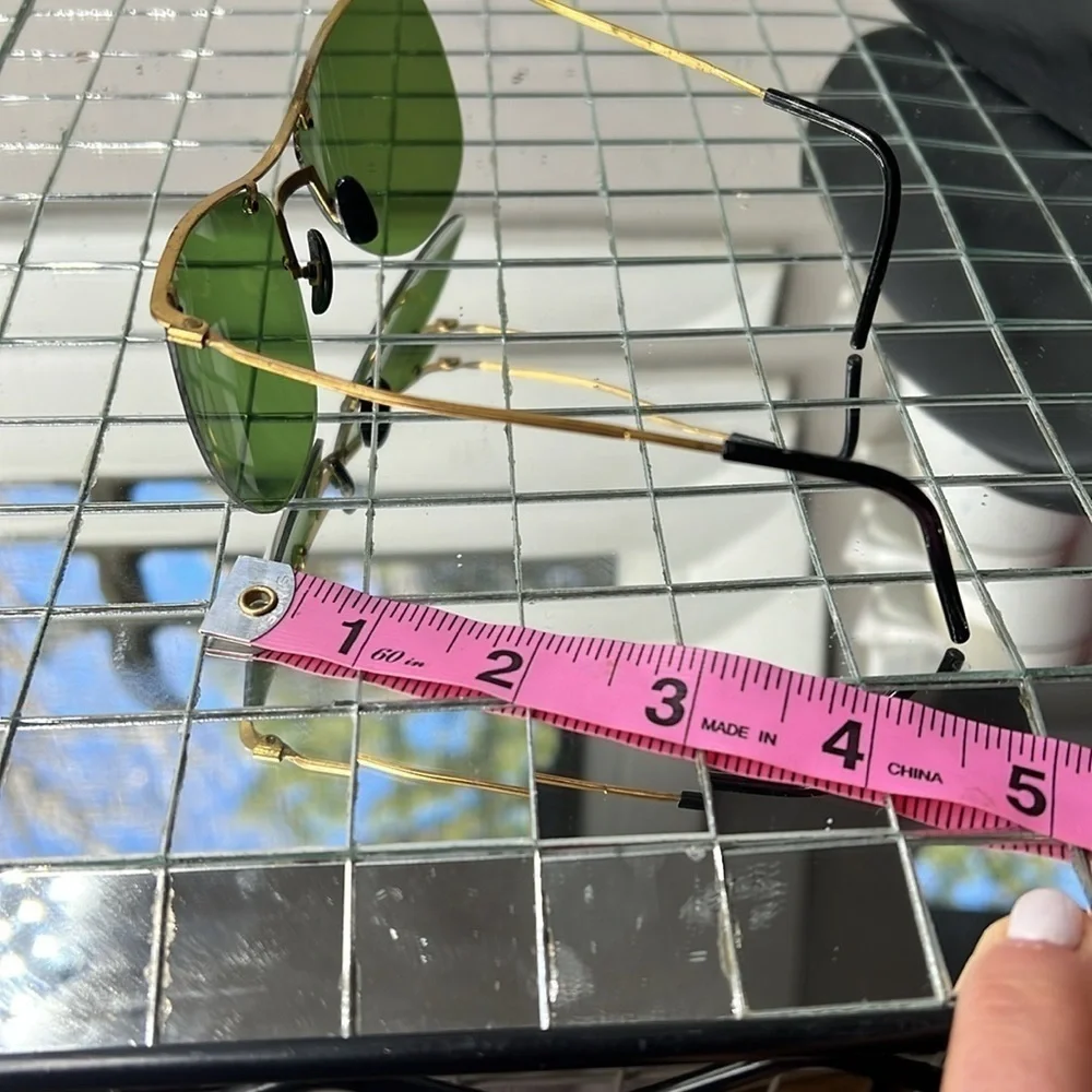 Vintage 1950s Ray Ban Cool Ray Olympian Polaroid 88 Green Lenses Sunglasses